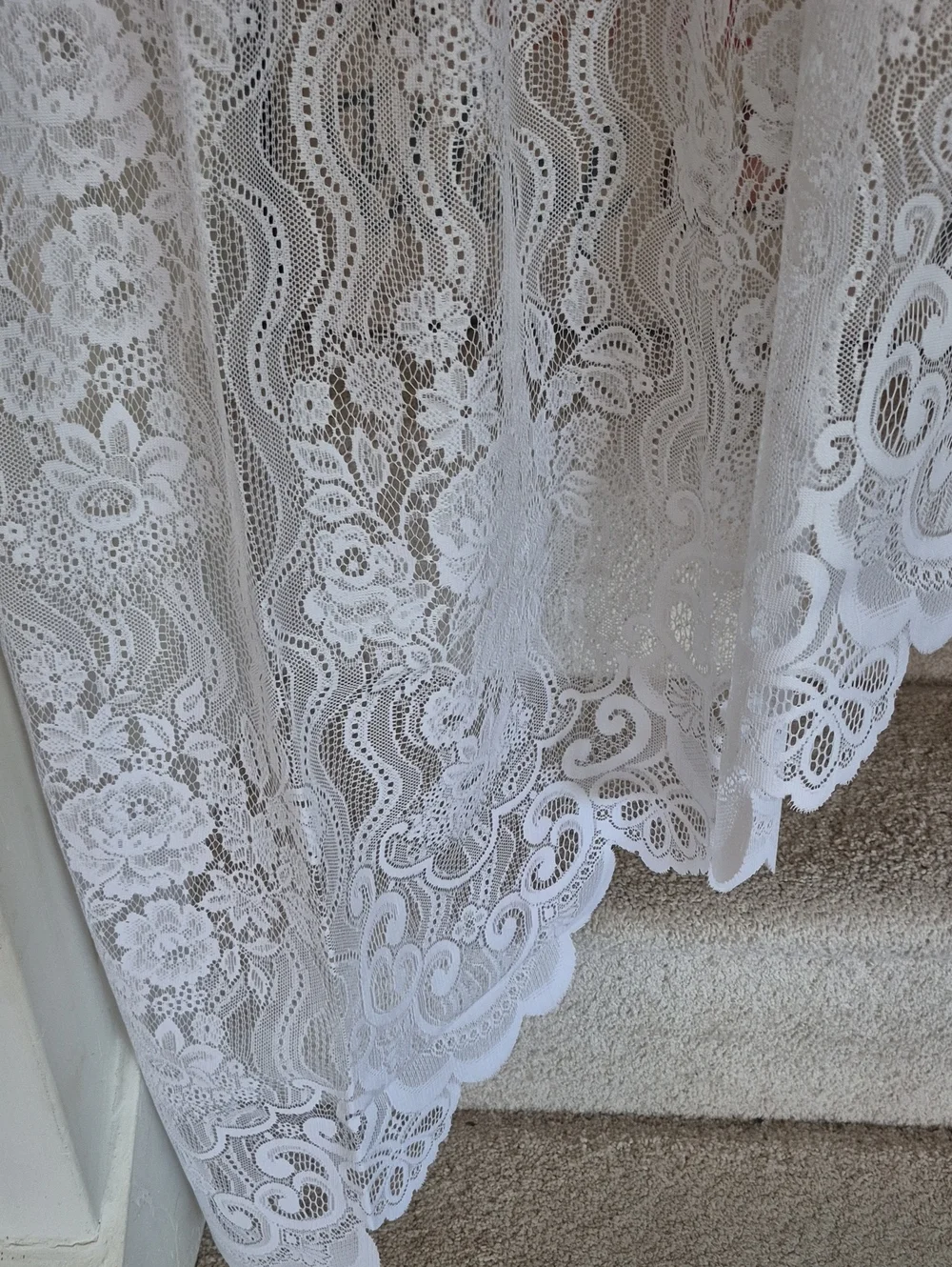 Spiegel White Swag Curtain 72x38